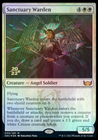 Sanctuary Warden [Streets of New Capenna Prerelease Promos] | Silver Goblin