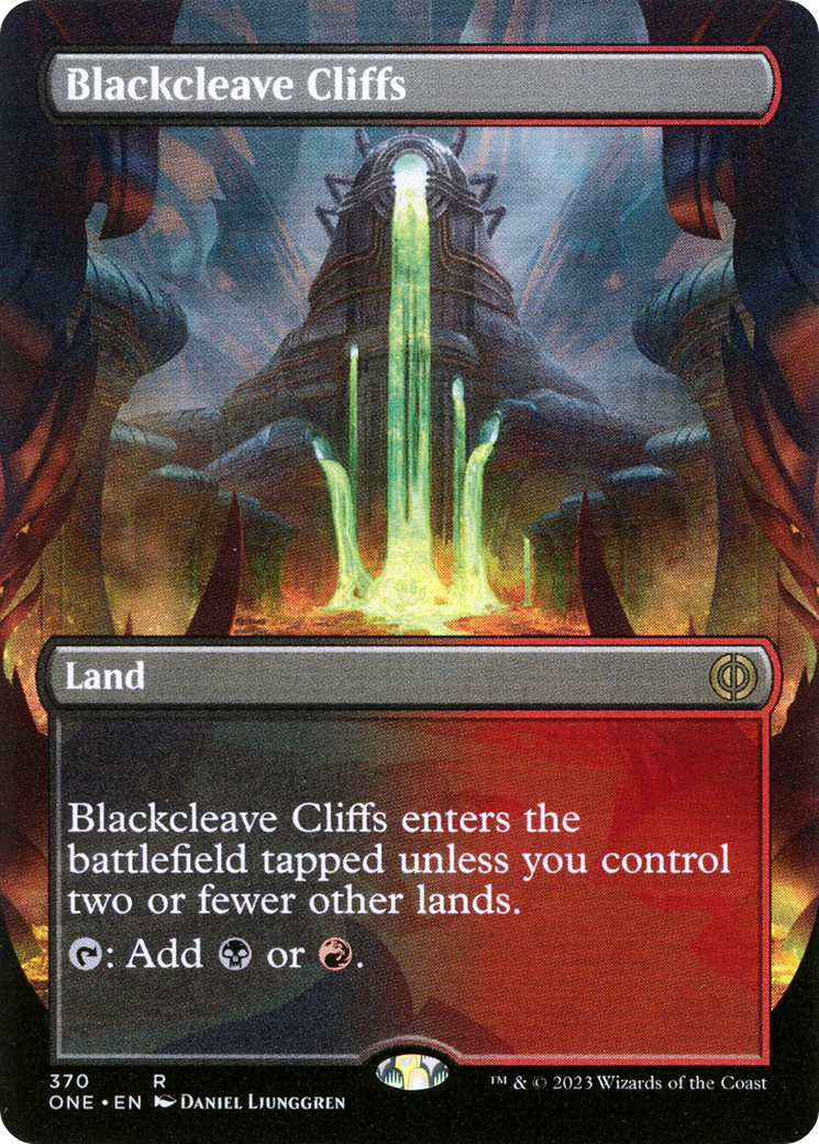 Blackcleave Cliffs (370) - Phyrexia: All Will Be One