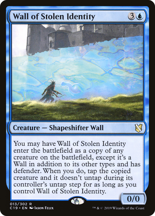 Wall of Stolen Identity (013) - Commander 2019