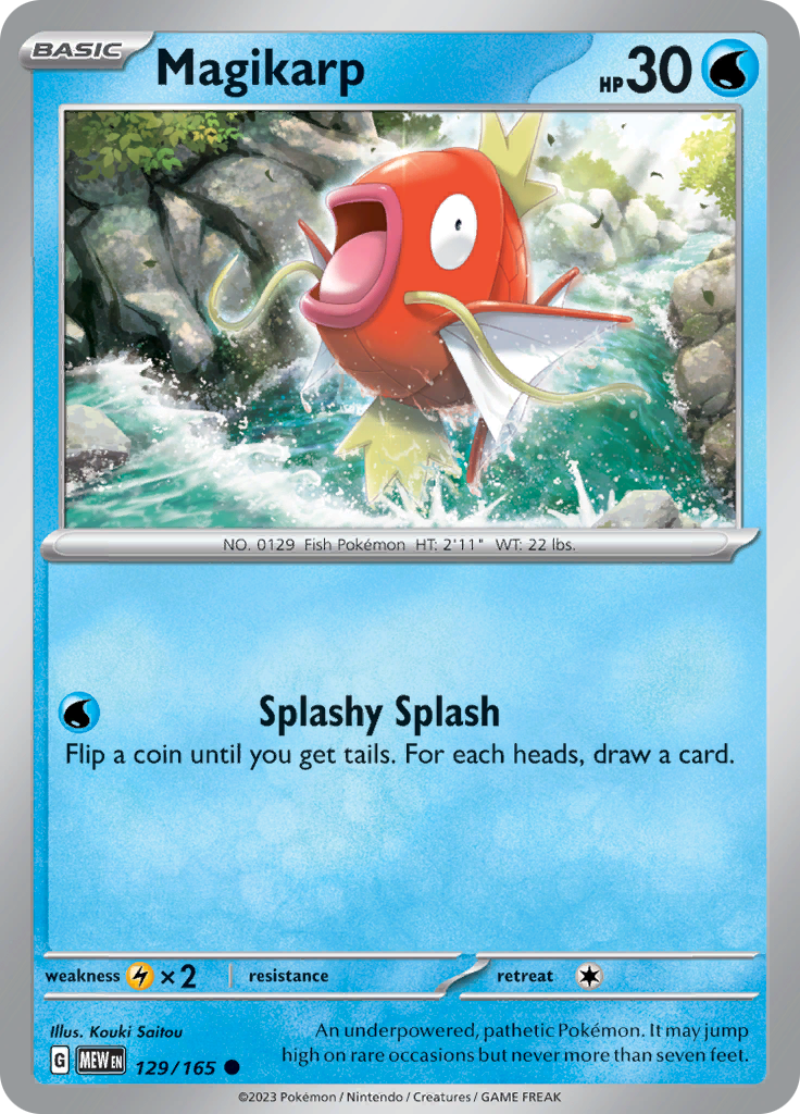 Magikarp (129/165) [Scarlet & Violet: 151] | Silver Goblin