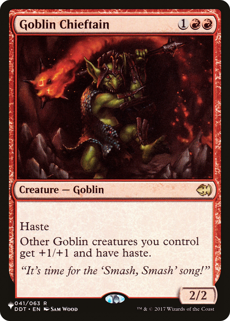 Goblin Chieftain (DDT-41) - The List