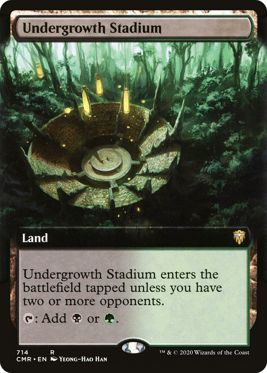 Undergrowth Stadium (Extended Art) (714) - Commander Legends