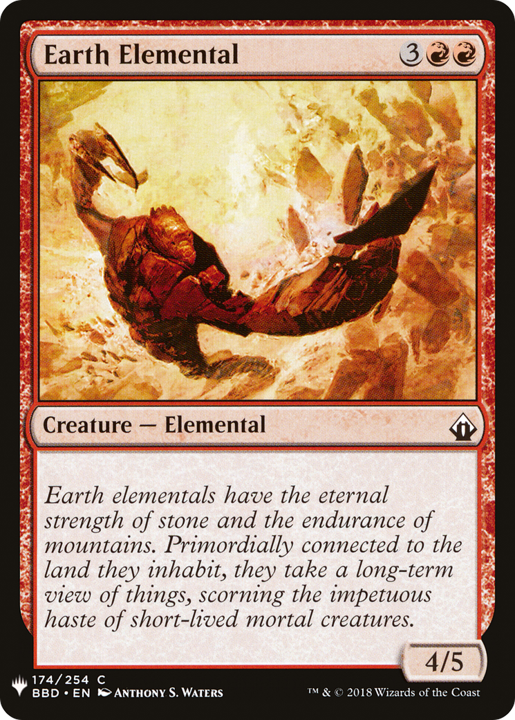 Earth Elemental (BBD-174) - The List