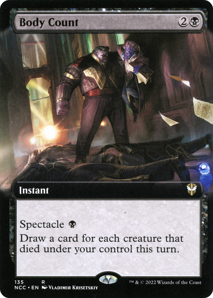 Body Count (Extended Art) (135) - New Capenna Commander
