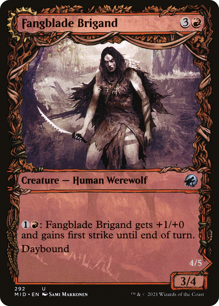 Fangblade Brigand // Fangblade Eviscerator (Showcase) (292) - Innistrad: Midnight Hunt
