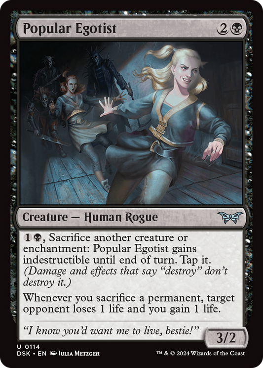 Popular Egotist [Duskmourn: House of Horror] Foil