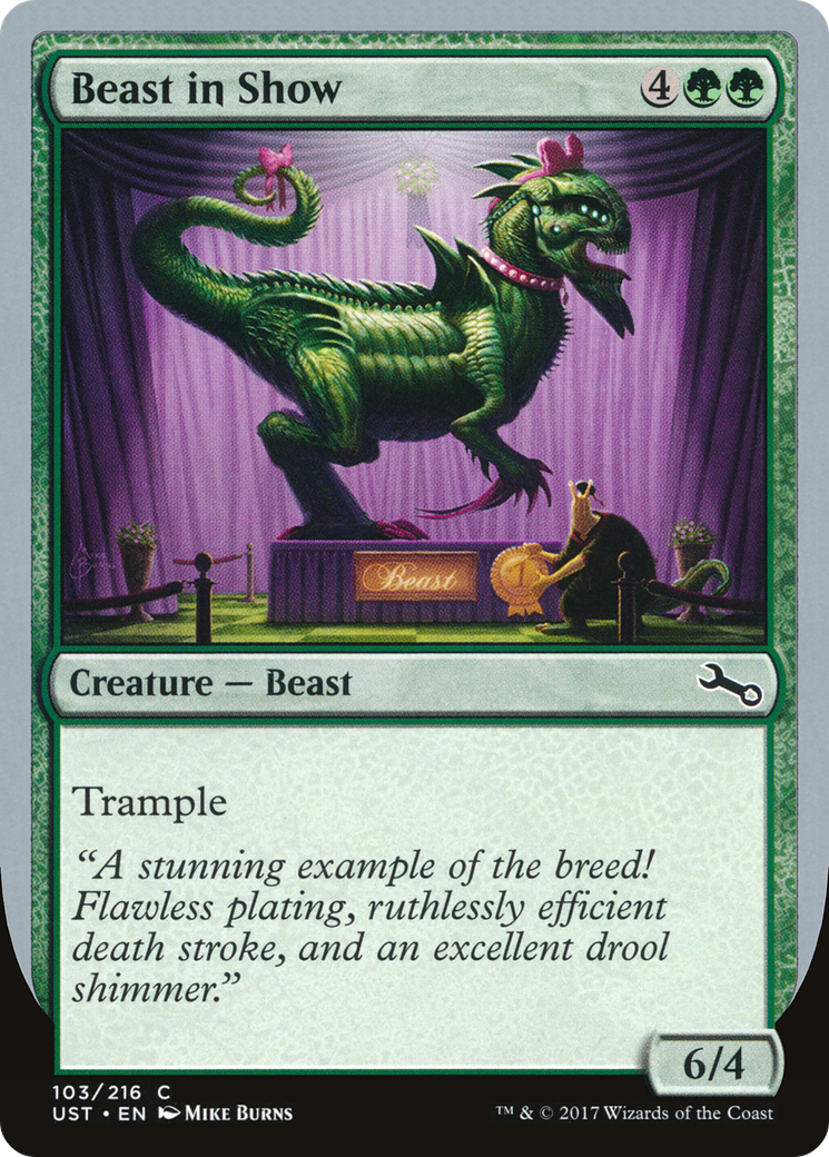 Beast in Show (103a) Foil - Unstable