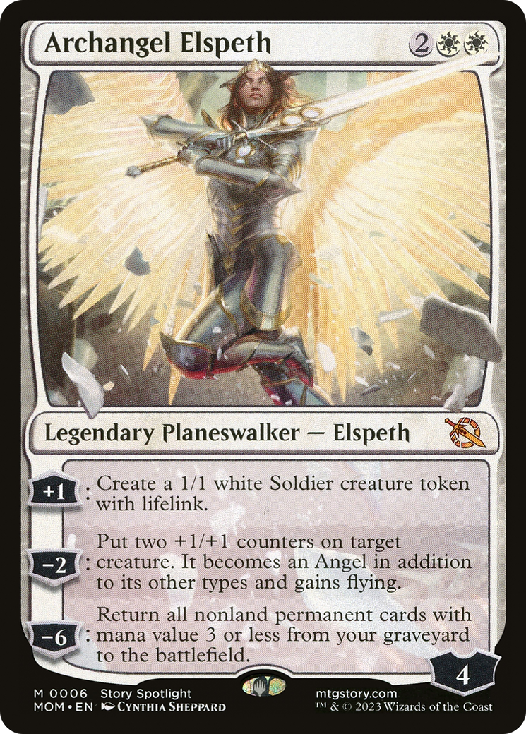 Archangel Elspeth (006) Foil - March of the Machine