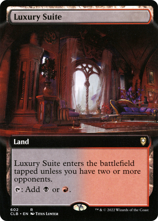 Luxury Suite (Extended Art) [Commander Legends: Battle for Baldur's Gate] Foil