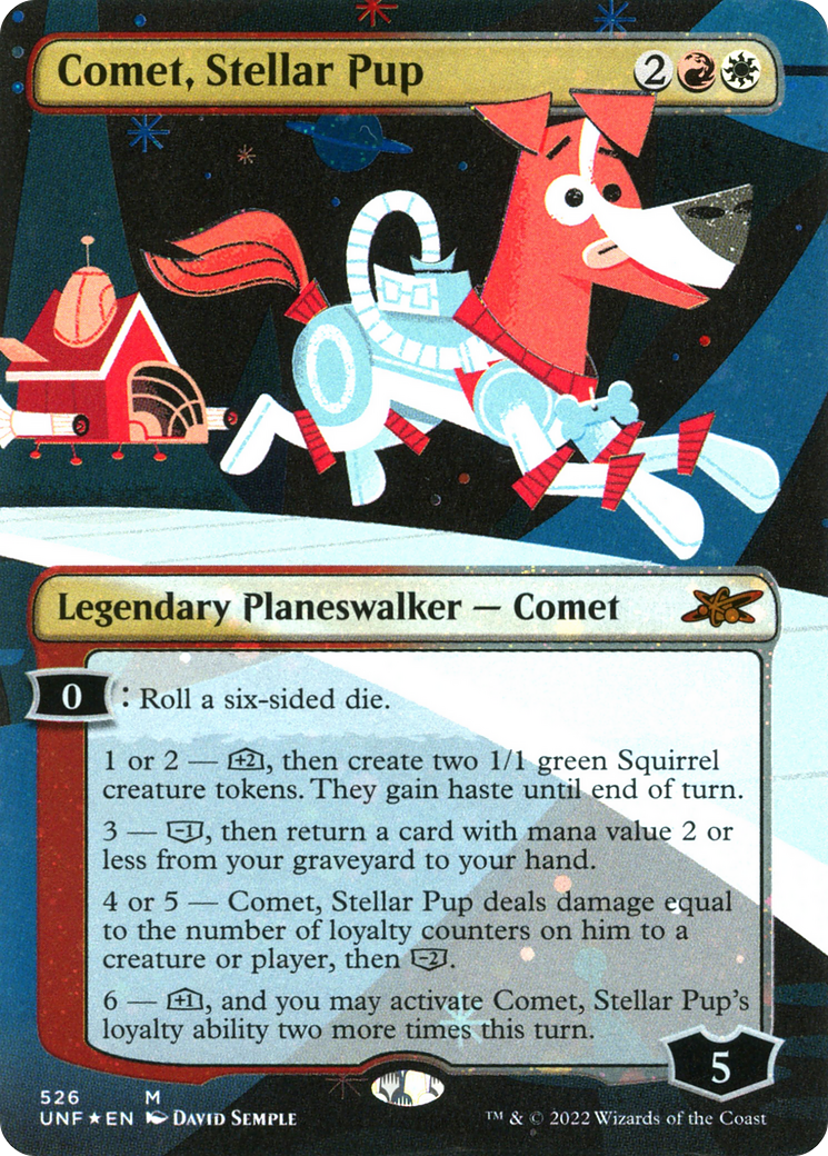 Comet, Stellar Pup (526) Foil - Unfinity