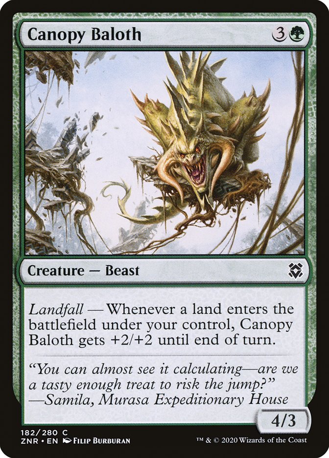 Canopy Baloth [Zendikar Rising] | Silver Goblin