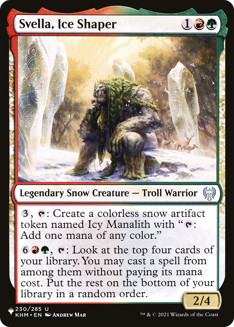 Svella, Ice Shaper (KHM-230) - The List