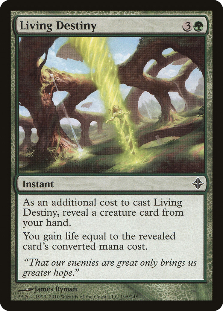 Living Destiny (195) Foil - Rise of the Eldrazi
