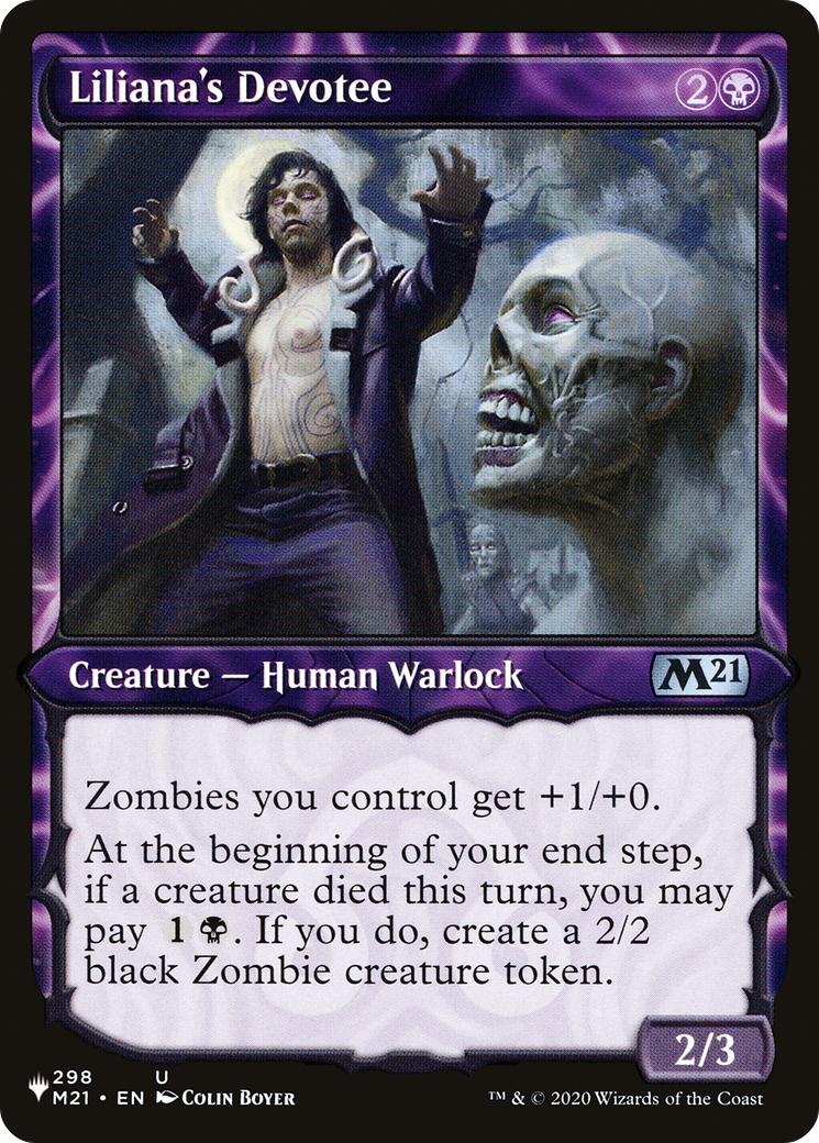 Liliana's Devotee (M21-298) - The List