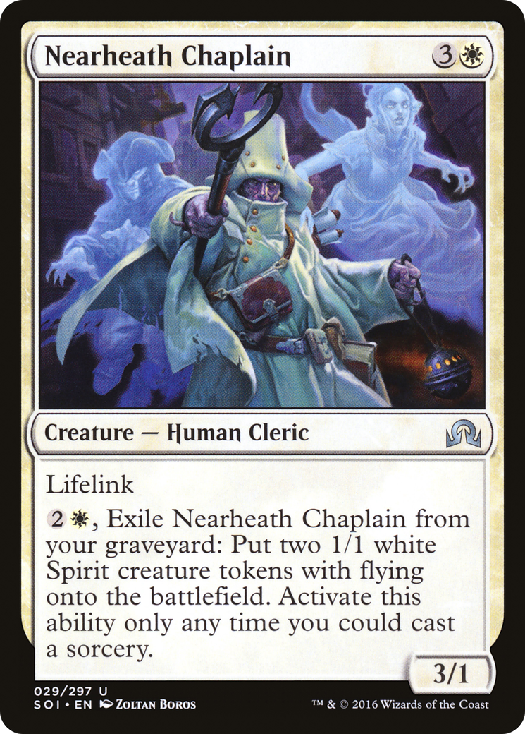 Nearheath Chaplain (029) - Shadows over Innistrad