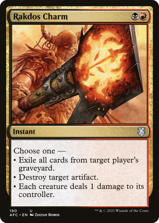 Rakdos Charm (190) - Forgotten Realms Commander