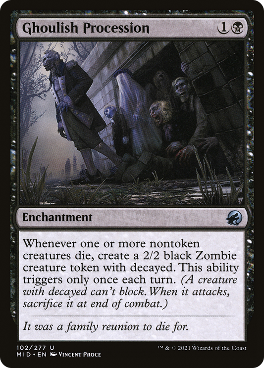 Ghoulish Procession [Innistrad: Midnight Hunt]
