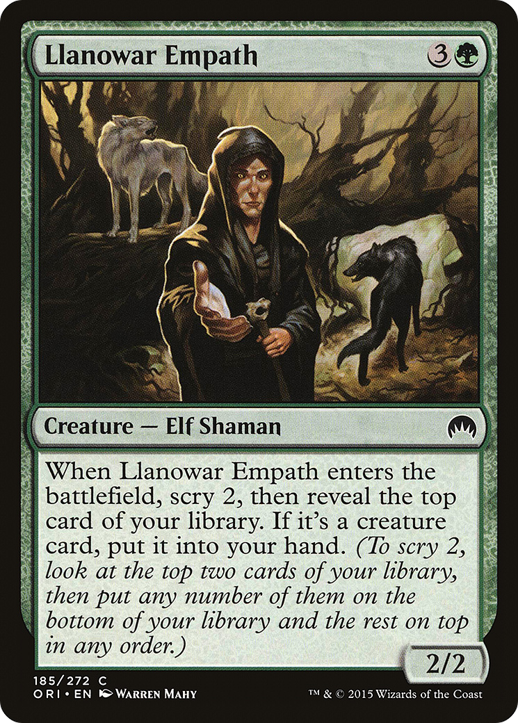 Llanowar Empath (185) Foil - Magic Origins