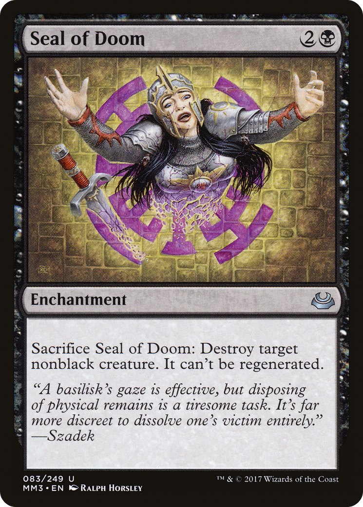 Seal of Doom (083) Foil - Modern Masters 2017