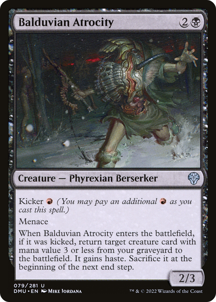 Balduvian Atrocity [Dominaria United] Foil