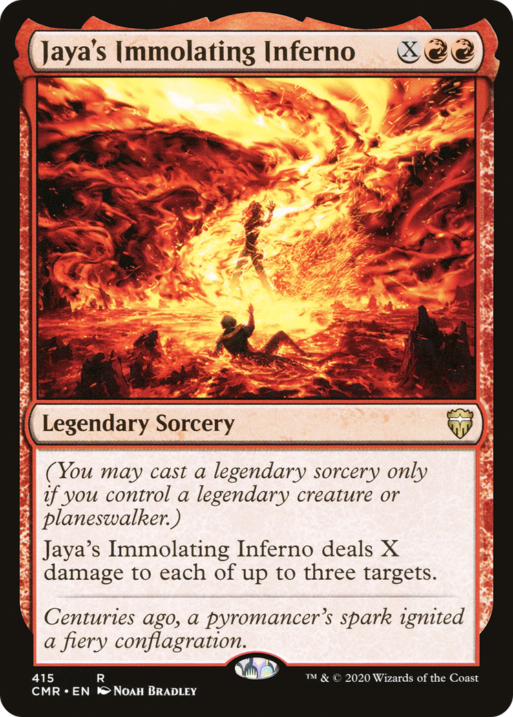 Jaya's Immolating Inferno (415) - Commander Legends