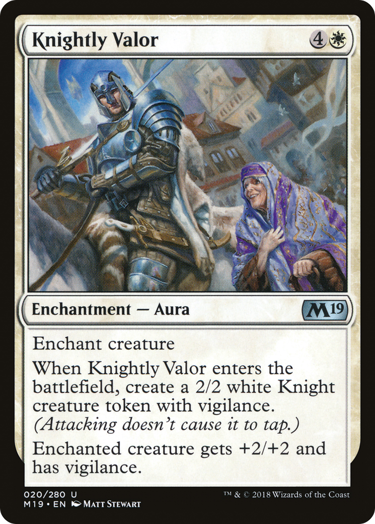 Knightly Valor (020) - Core Set 2019