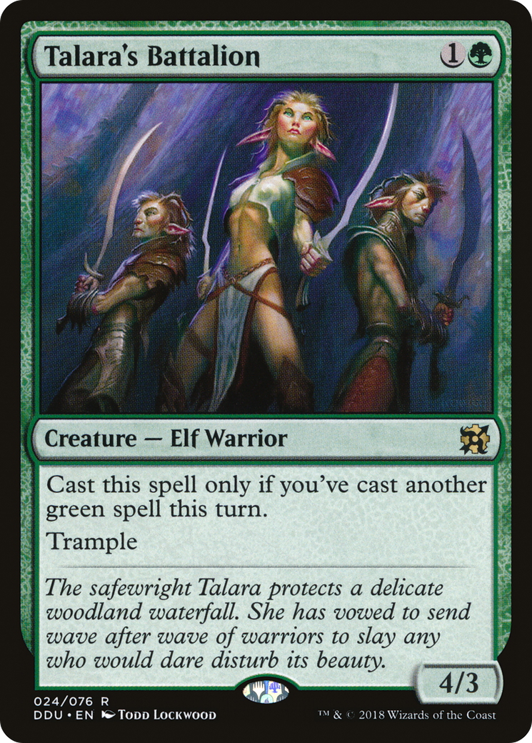 Talara's Battalion (024) - Duel Decks: Elves vs. Inventors