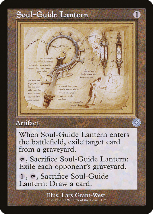 Soul-Guide Lantern (Retro Schematic) [The Brothers' War Retro Artifacts] Foil