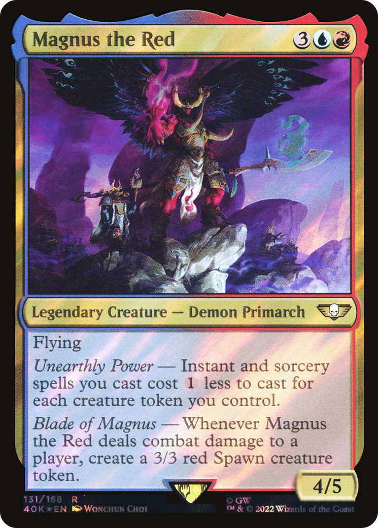 Magnus the Red (131) Surge Foil - Warhammer 40,000 Commander
