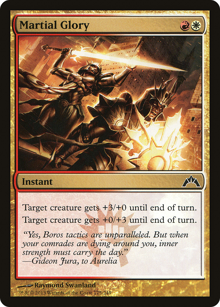 Martial Glory [Gatecrash] Foil