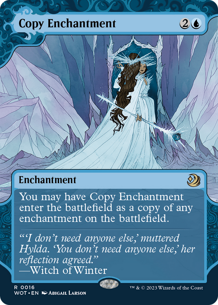 Copy Enchantment (Showcase) (016) Foil - Wilds of Eldraine: Enchanting Tales