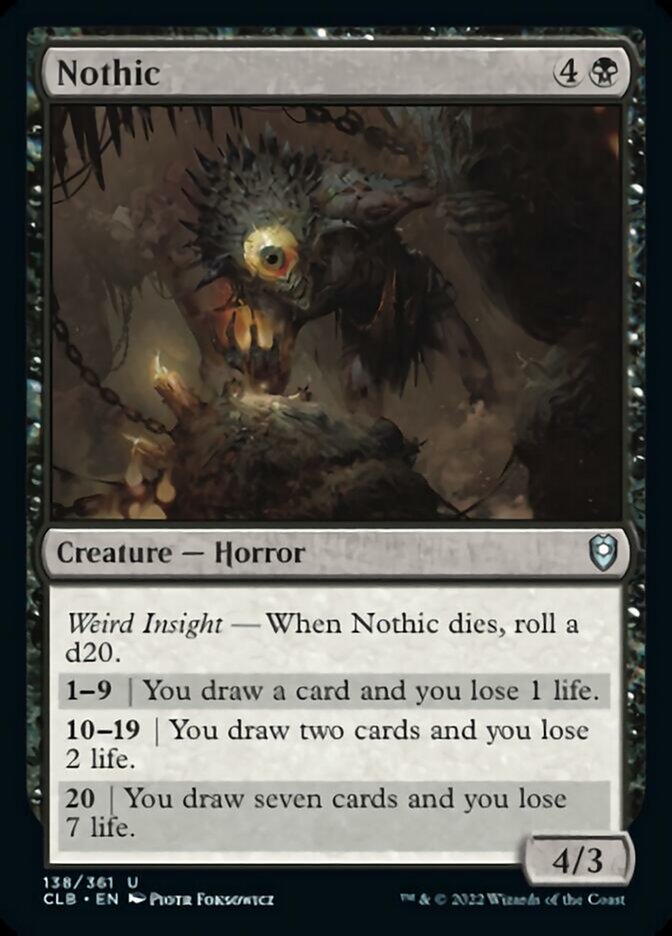 Nothic [Commander Legends: Battle for Baldur's Gate] | Silver Goblin