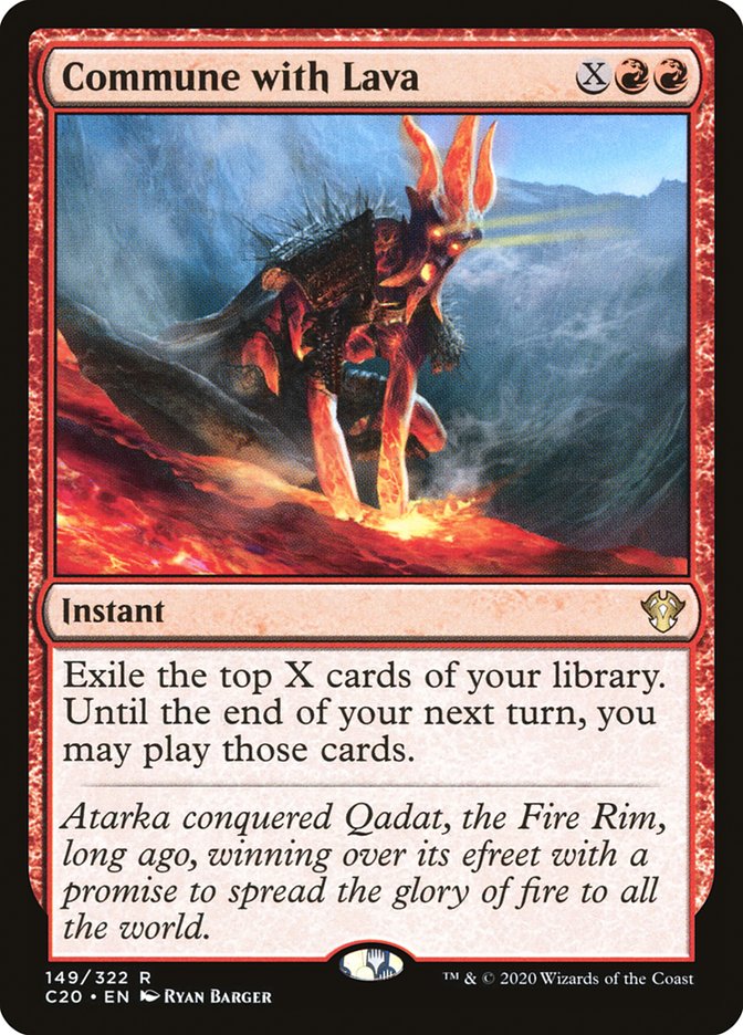 Commune with Lava [Commander 2020] | Silver Goblin