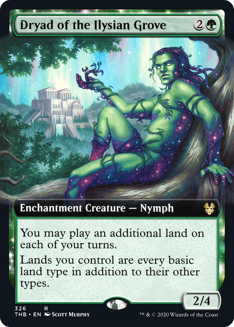 Dryad of the Ilysian Grove (Extended Art) (326) Foil - Theros Beyond Death
