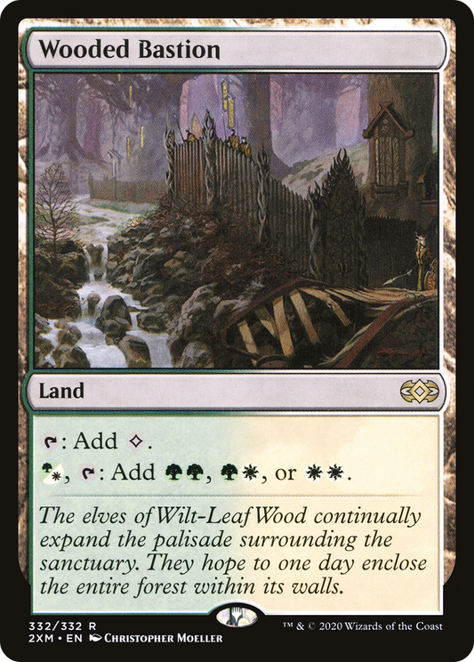 Wooded Bastion (332) - Double Masters