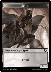 Spirit (0039) // Bird Illusion Double-Sided Token [Commander Masters Tokens] | Silver Goblin