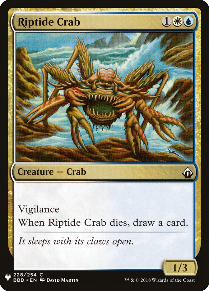 Riptide Crab [Mystery Booster] | Silver Goblin