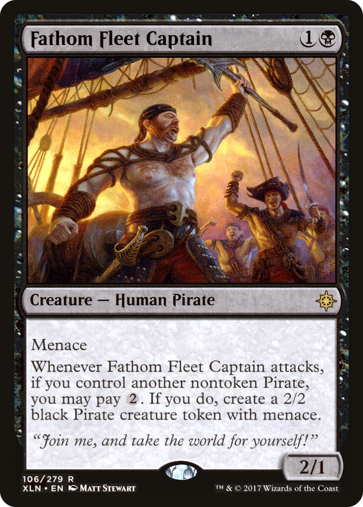 Fathom Fleet Captain (106) Foil - Ixalan