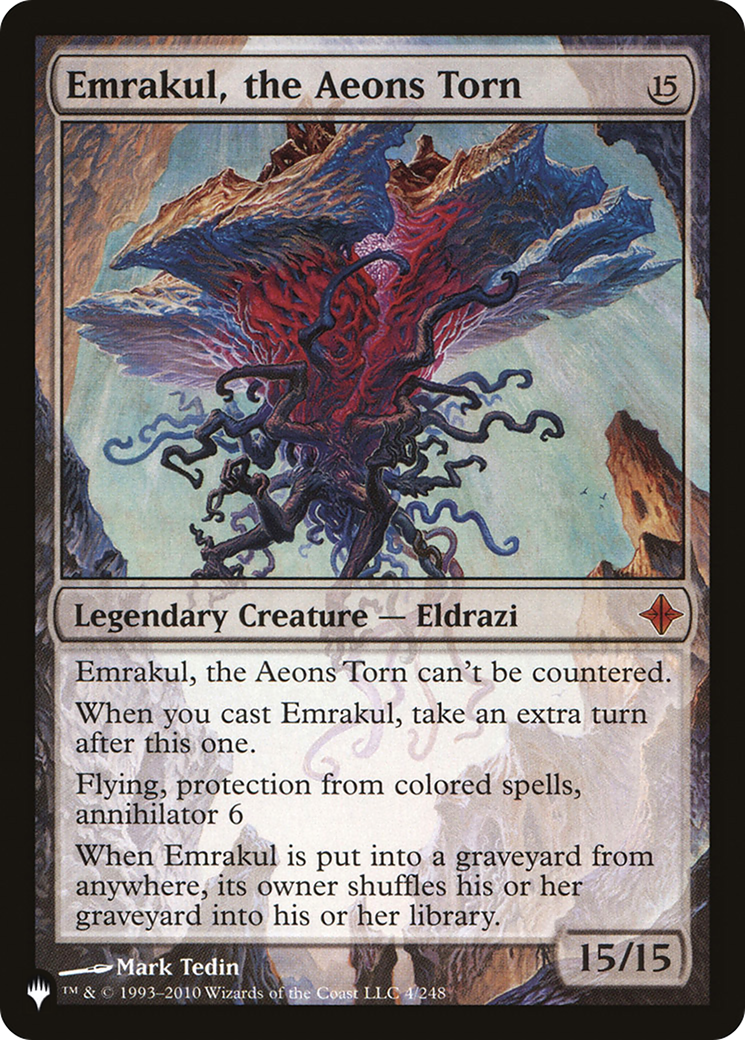 Emrakul, the Aeons Torn (ROE-4) - The List