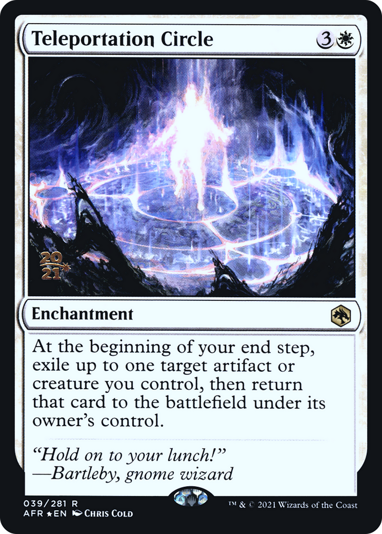 Teleportation Circle (039) Foil - Adventures in the Forgotten Realms Promos