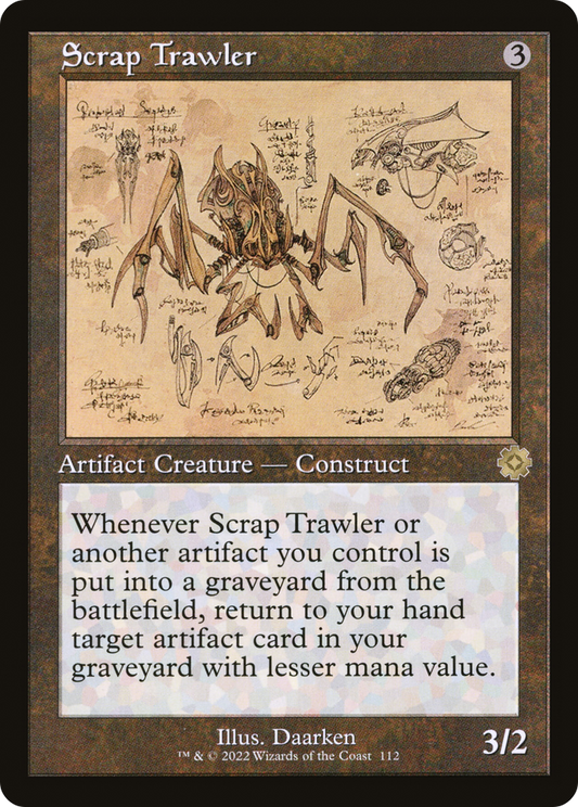 Scrap Trawler (Schematic) (Retro) (112) - The Brothers' War Retro Artifacts