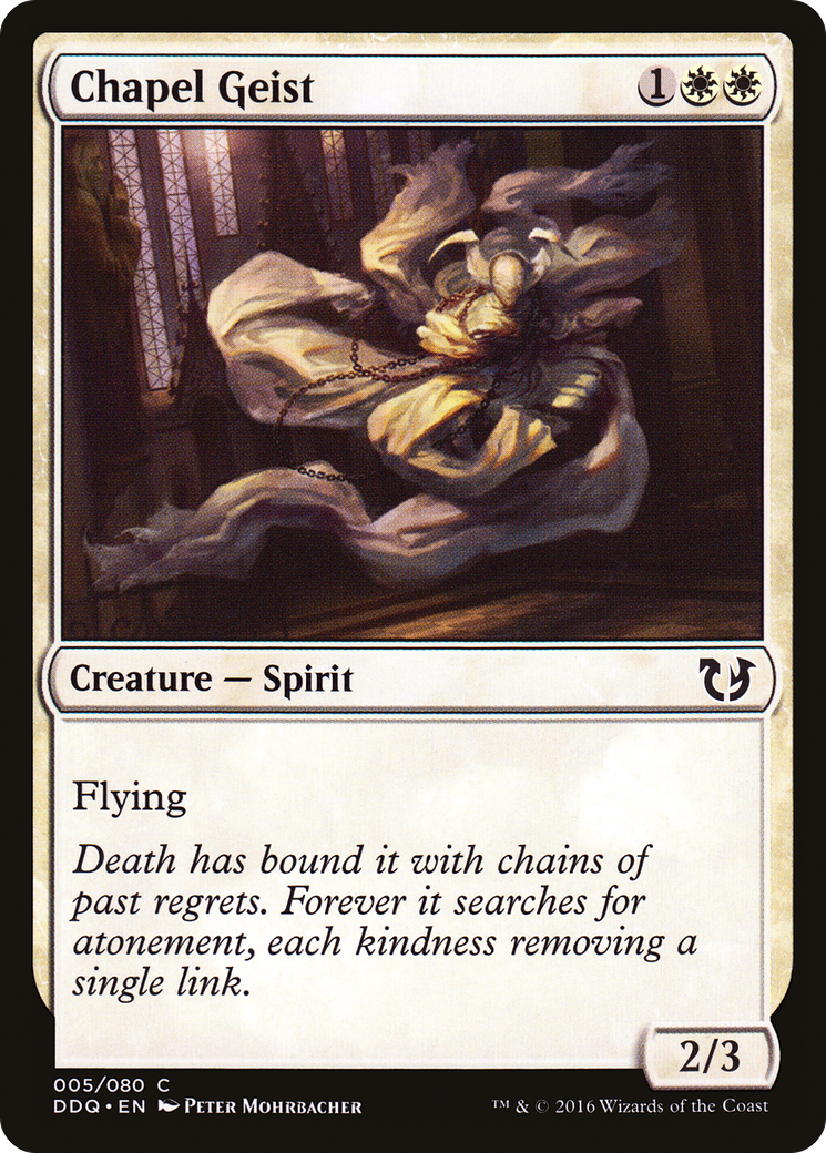 Chapel Geist (005) - Duel Decks: Blessed vs. Cursed