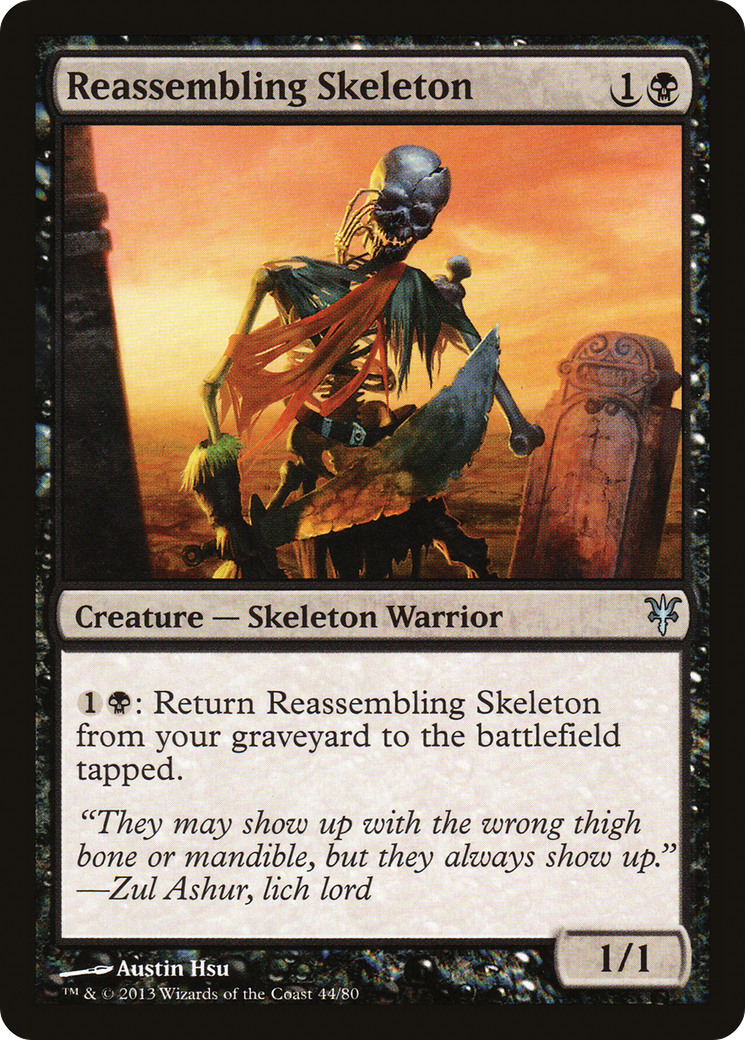 Reassembling Skeleton (044) - Duel Decks: Sorin vs. Tibalt
