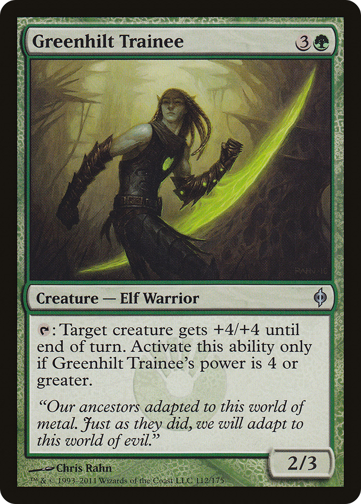 Greenhilt Trainee (112) - New Phyrexia
