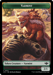 Varmint // Plot Double-Sided Token [Outlaws of Thunder Junction Tokens] | Silver Goblin