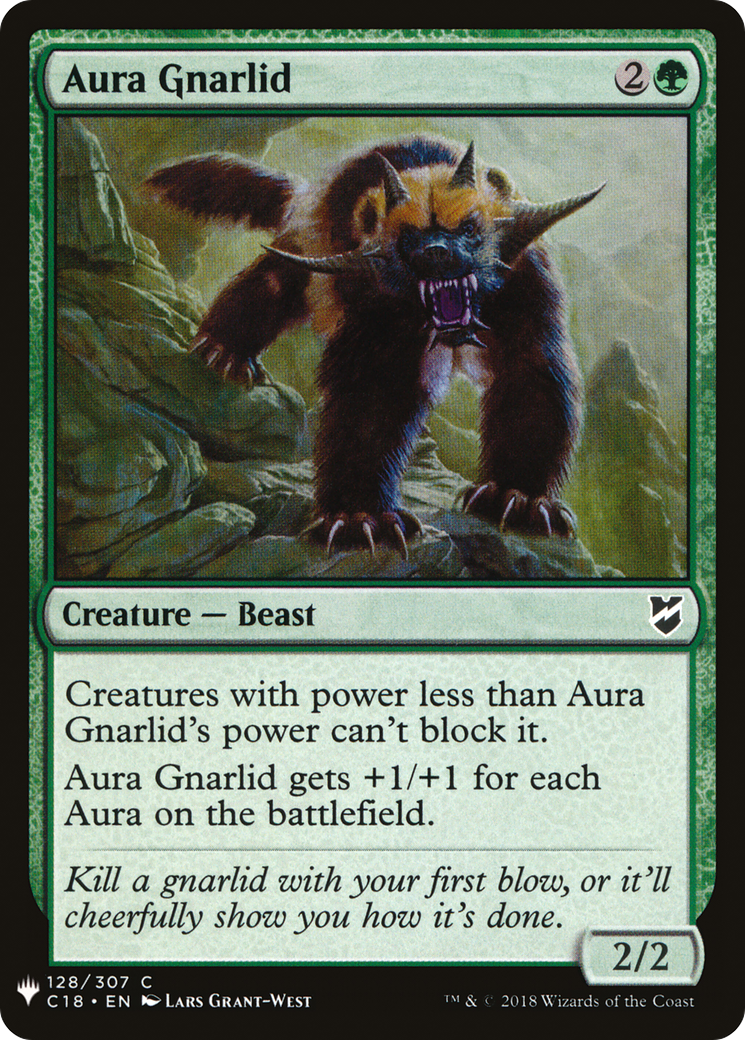 Aura Gnarlid (C18-128) - The List