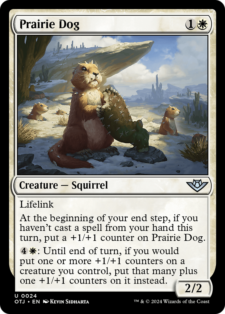 Prairie Dog (024) Foil - Outlaws of Thunder Junction
