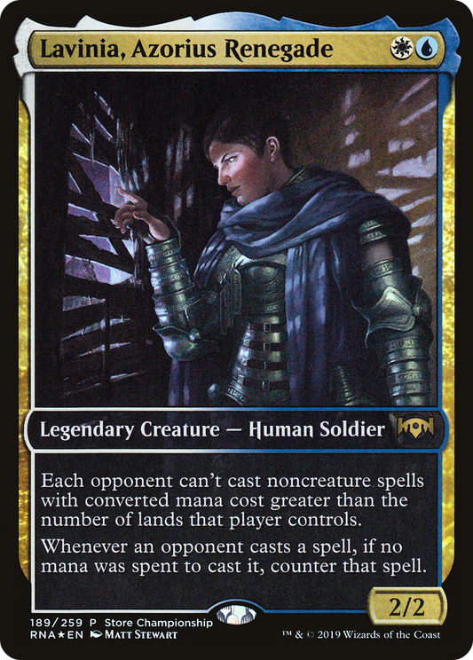 Lavinia, Azorius Renegade (189) Foil - Ravnica Allegiance Promos