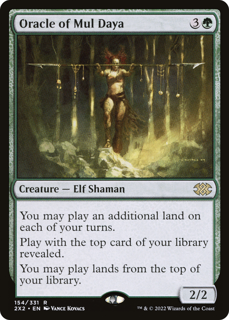 Oracle of Mul Daya (154) Foil - Double Masters 2022