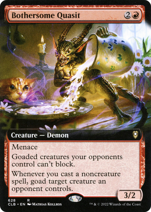 Bothersome Quasit (Extended Art) (628) - Commander Legends: Battle for Baldur's Gate